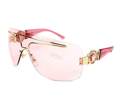 versace transparent pink glasses|versace rimless glasses for women.